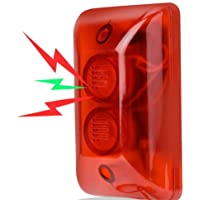 12 V Alarma con cable Estroboscópico Sirena Sonido Sirena Luz intermitente Luz de advertencia de emergencia Sistema de…